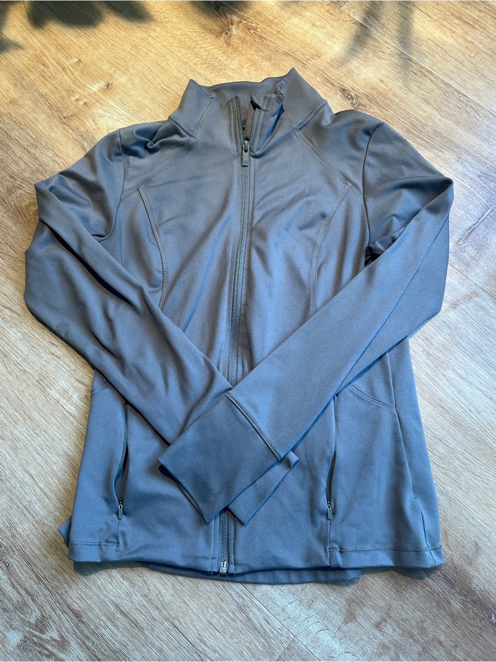 All in Motion Women’s Zip-Front Jacket in Slate Green